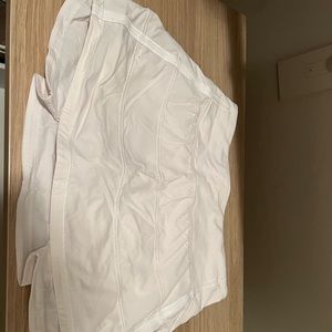 lululemon white skirt with spandex